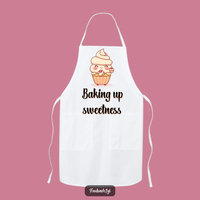 Funny Sweetheart Cupcake Apron: Bake with Love and Laughter!