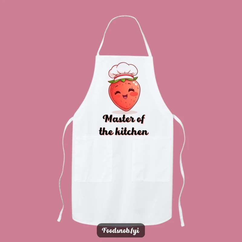 Funny Apron: Chef Strawberry for Kitchen Comedy