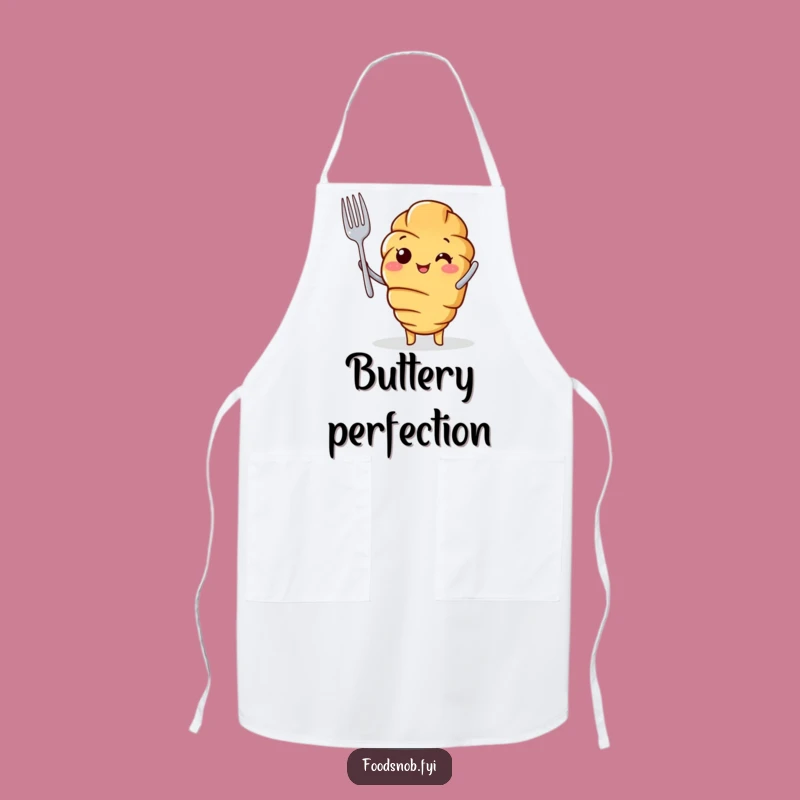 Funny Croissant Chef Apron: Cook with Pride and Flair