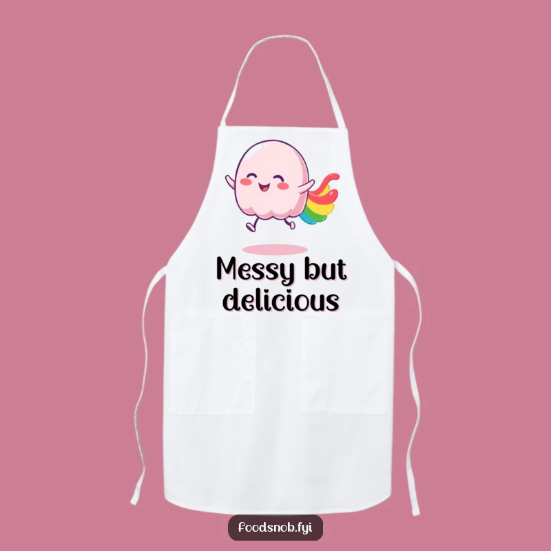 Funny Jelly Apron: Joyful Dessert Decor for Kitchen Fun Gift