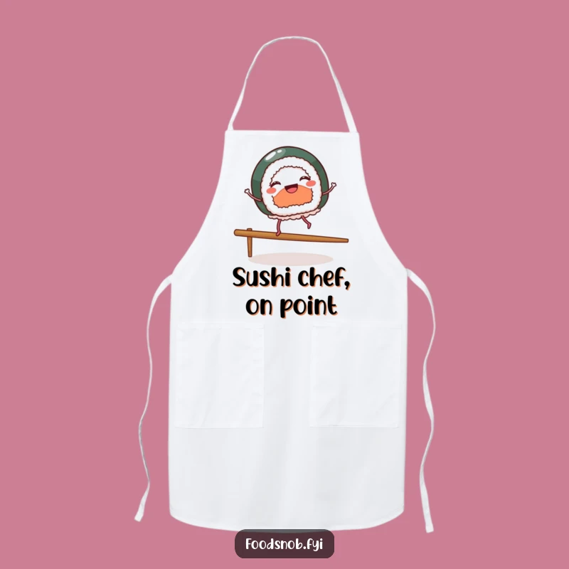 Funny Sushi Dancer Apron: Cook with Japanese Flair and Humor