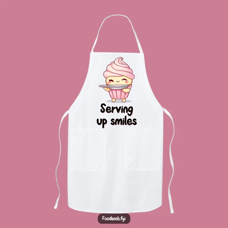 Funny Winking Cupcake Apron - Bake with Sweet Style & Smiles