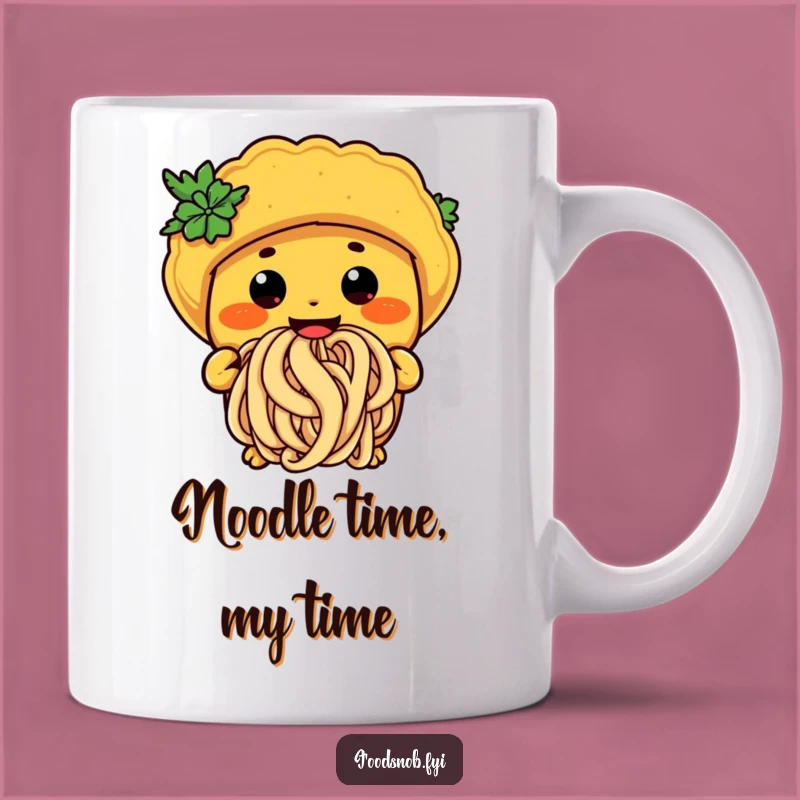 Funny Taco Noodle Mug: Whimsical Foodie Gift for Ramen Lovers!