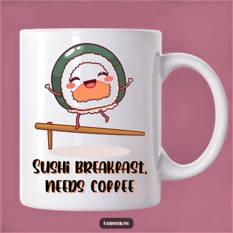 Funny Sushi Dancer Mug: A Hilarious Gift for Sushi Lovers