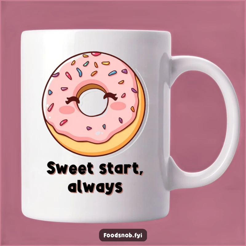 Funny Winking Donut Sprinkles Mug: A Cheeky Treat!