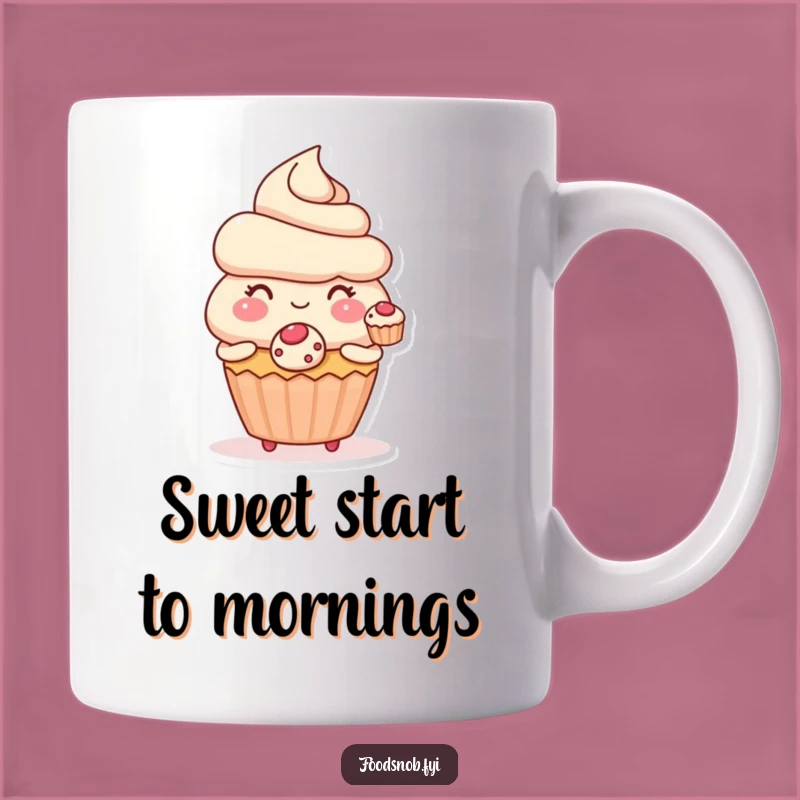 Funny Sweetheart Cupcake Mug: Adorable Gift for Kind Souls