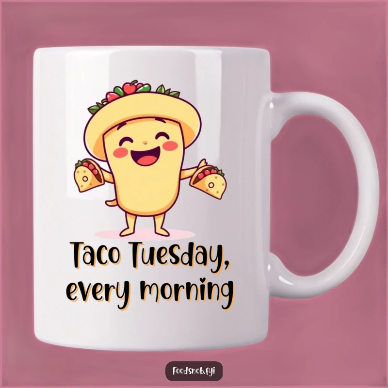 Funny Taco Juggler Mug: A Hilarious Gift for Foodies and Fun Lovers