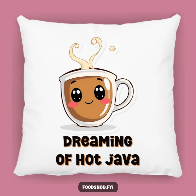 Funny Coffee Cup Steam Pillow - Cozy Comfort with Curious Charm