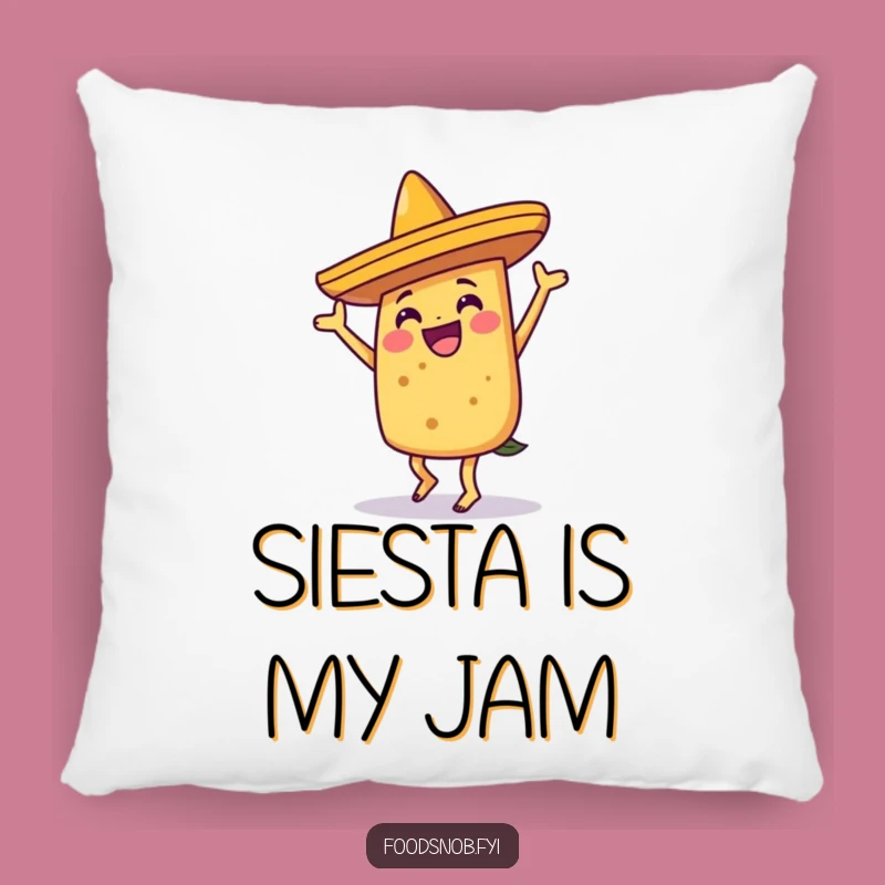 Funny Dancing Taco Pillow: Cozy Comfort with a Fiesta Twist
