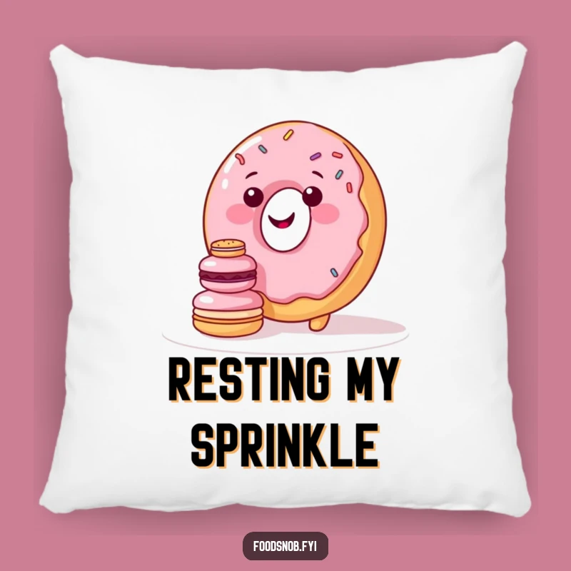 Funny Sweet Struggle Donut Pillow: Cozy Comfort for Sweet Dreams