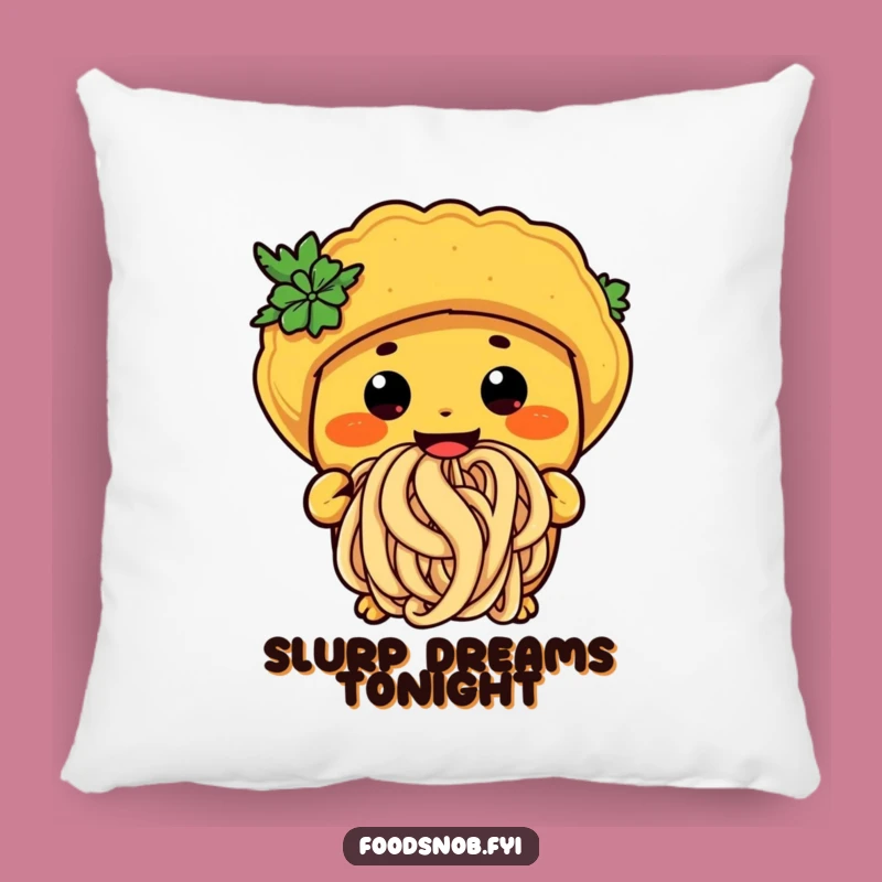 Funny Taco Noodle Pillow: Whimsical Accent for Cozy Spaces Gift