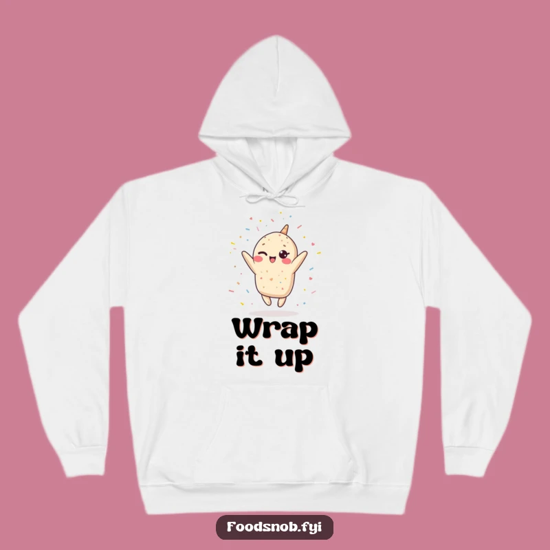 Funny Kawaii Burrito Hoodie - Cozy Up with Festive Fun!