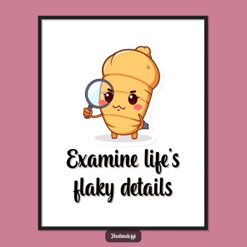 Free Printable Croissant Art: Humorous Downloadable Decor for the Discerning Eye