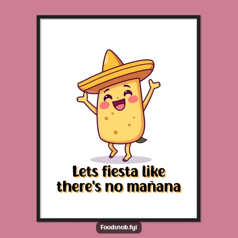 Free Printable Taco Wall Art: Funny Downloadable Art for Festive Decor