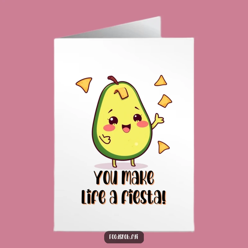Free Printable Congrats Card: Juggling Avocado, Hilarious Downloadable Gift for Big Wins