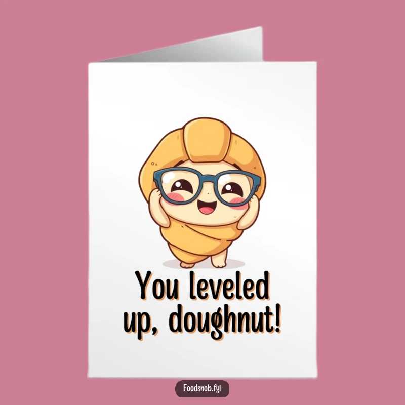 Free Printable Croissant Congratulatory Card - Funny Downloadable Gift for Any Achievement