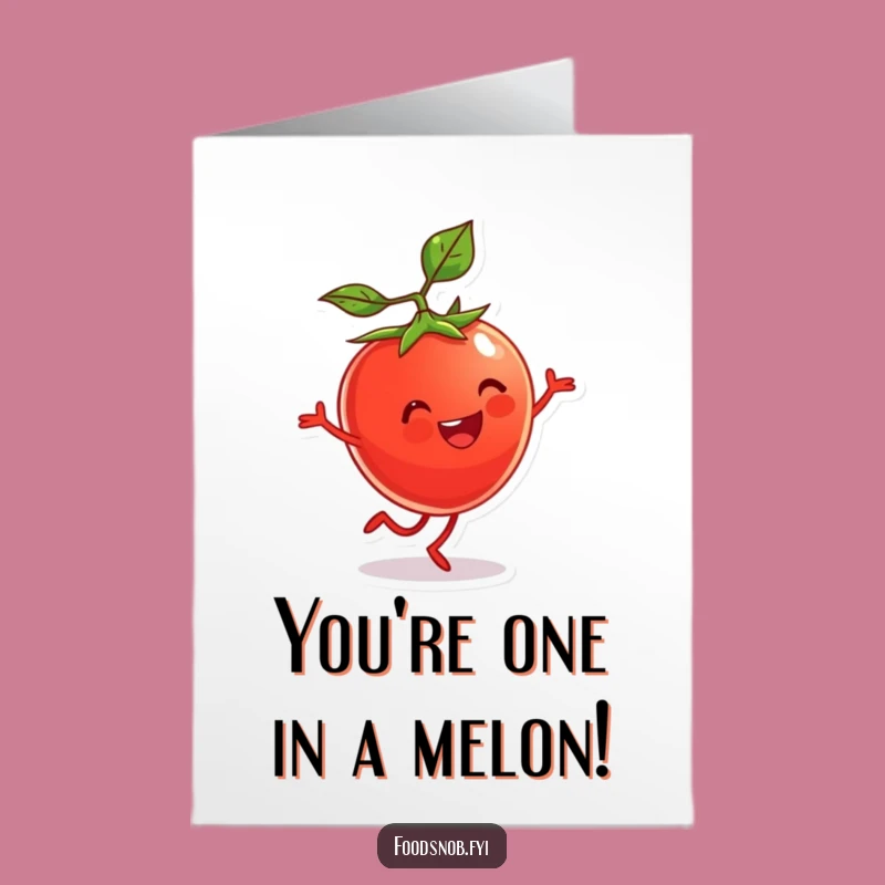 Free Printable Congrats Card: Tumbling Tomato Triumph - Humorous Downloadable Card