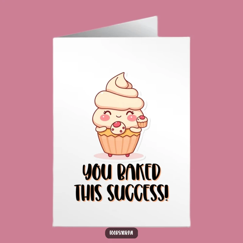 Yummy Free Printable Congratulations Card: Cupcake's Treat, Sweet Downloadable Humorous Gift