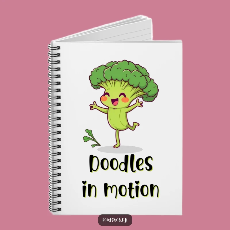 Funny Broccoli Ideas Notebook - Jot Down Your Effortful Thoughts!