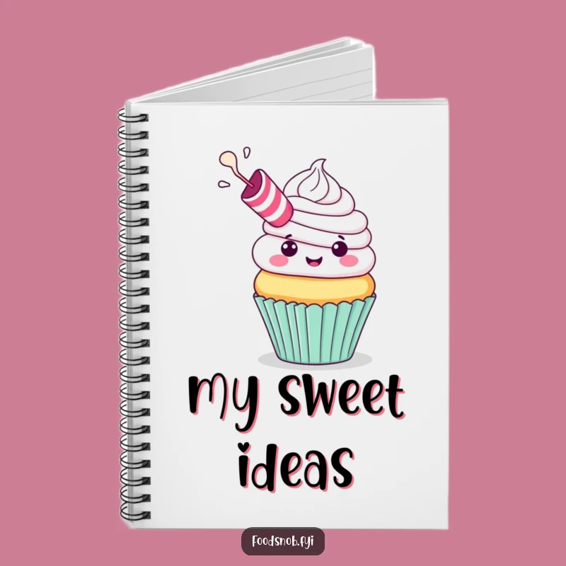 Funny Cupcake Party Notebook: Jot Down Festive Ideas with Humorous Frosting Flair