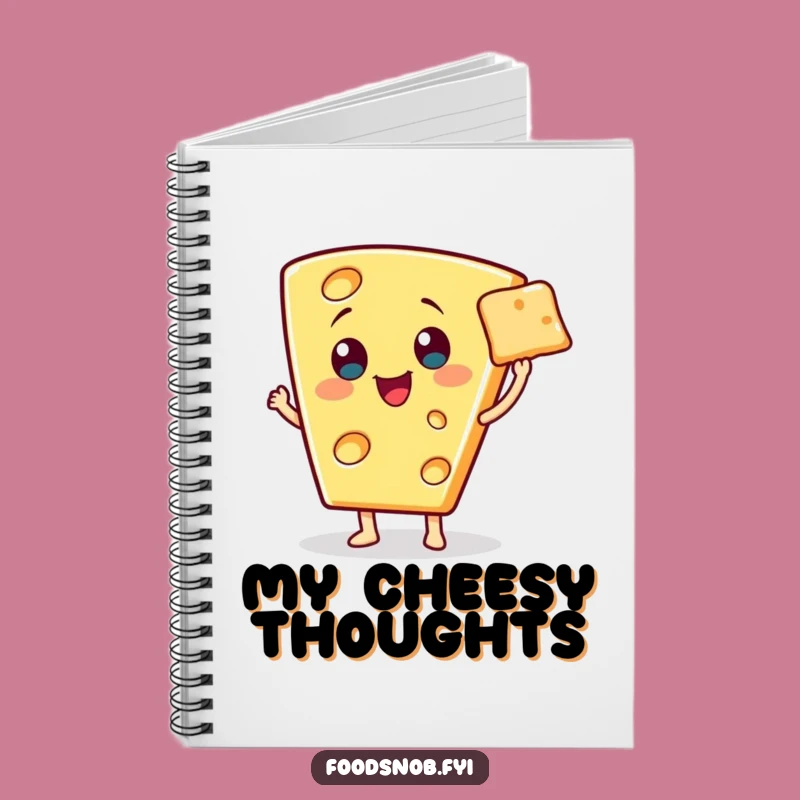 Funny Fancy Cheese Notebook: Jot Down Gourmet Ideas!