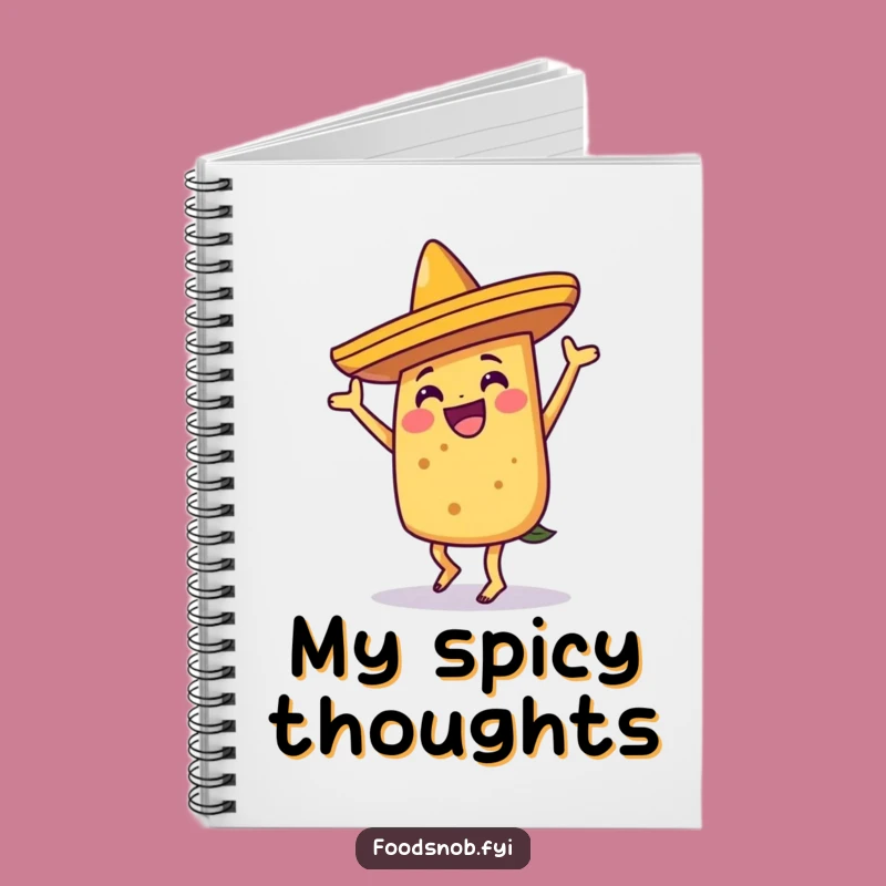 Funny Dancing Taco Notebook: Jot Down Fiesta Ideas and Thoughts