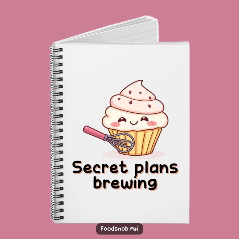 Funny Cupcake Ideas Notebook - Jot Down Your Sweetest Thoughts!