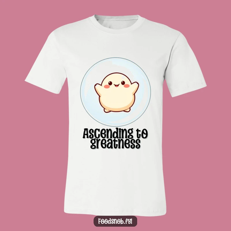 Funny Dumpling Bubble Float T-Shirt - Adorable Happy Dumpling Apparel
