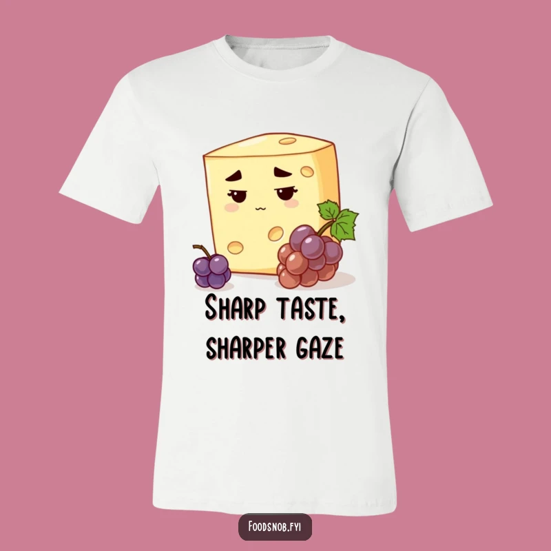 Funny Stern Cheese T-Shirt: Witty Foodie Apparel & Hilarious Gift
