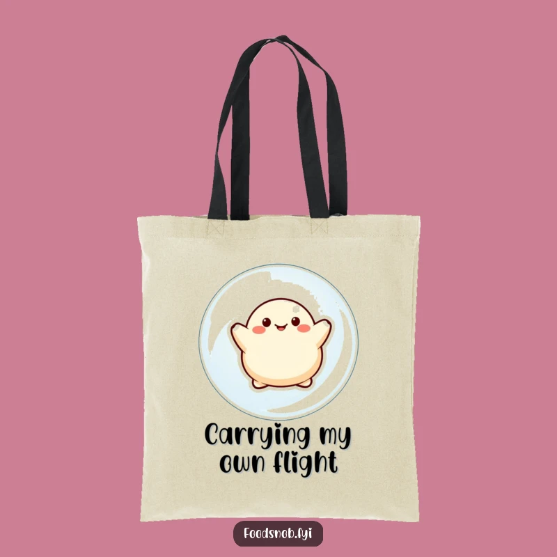 Funny Dumpling Bubble Float Tote Bag - Carry Your Happiness Around!