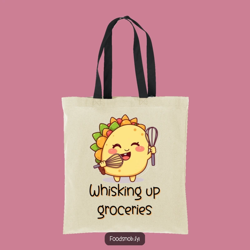 Funny Taco Chef Tote Bag, Carry Your Culinary Dreams in Style!